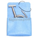 Douche de camping-car "eau chaude" en acier inoxydable