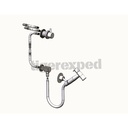 Douche de camping-car "eau chaude" en acier inoxydable