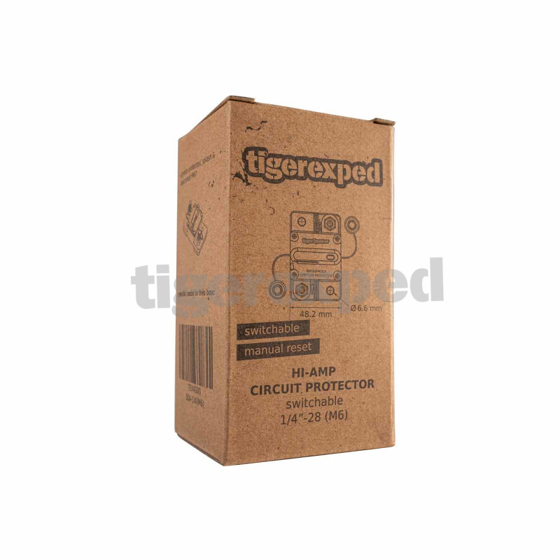 Disjoncteur automatique avec interrupteur de réarmement M6 (1/4") 50A