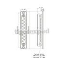 Jeu de barres 150A 2 x M6 + 20 x M4