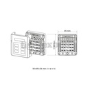 Porte-fusible 6 sorties avec jeu de barres connexion M4 (12/24 V)