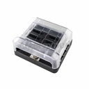 Porte-fusible 6 sorties connexion M4 (12/24V)