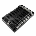 Porte-fusible 12 sorties avec jeu de barres connexion M4 (12/24 V)