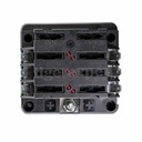 Porte-fusible 6 sorties connexion rapide (12/24 V)