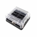 Porte-fusible 6 sorties connexion rapide (12/24 V)
