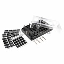 Porte-fusible 12 sorties avec jeu de barres connexion rapide (12/24 V)