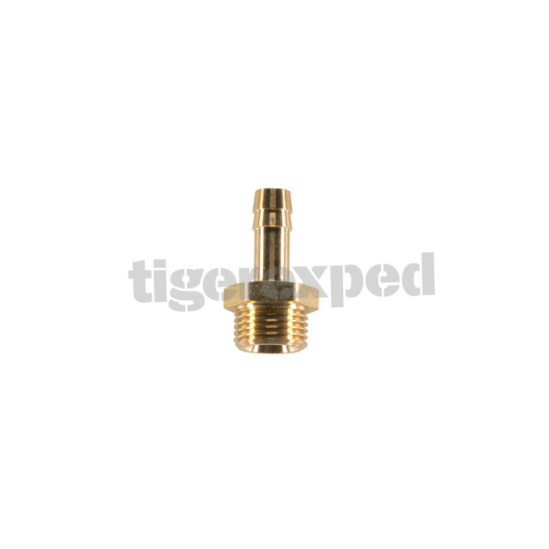 Réducteur de pression réglable 1-5,5 bar avec manomètre et 2x embout de tuyau 10 mm