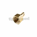 Embout de tuyau à visser G 1/2 pour tuyau LW 10 mm, SW 24, MS