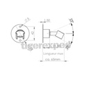 Douche avec tuyau et support Queensize Camper
