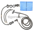 Douche de camping-car "eau chaude" en acier inoxydable Queensize Camper