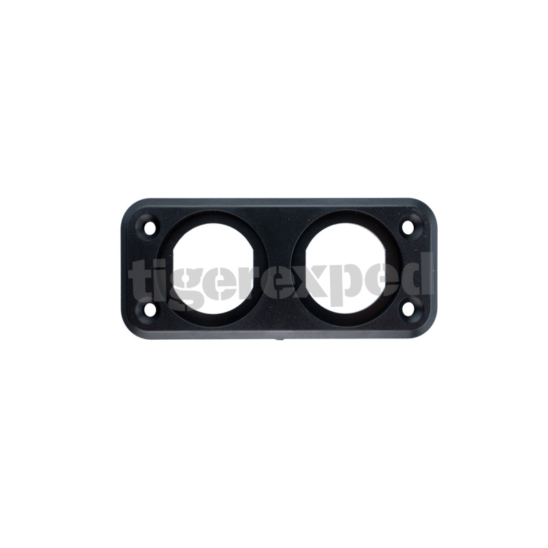 Support double pour prise USB à encastrer 12/24V