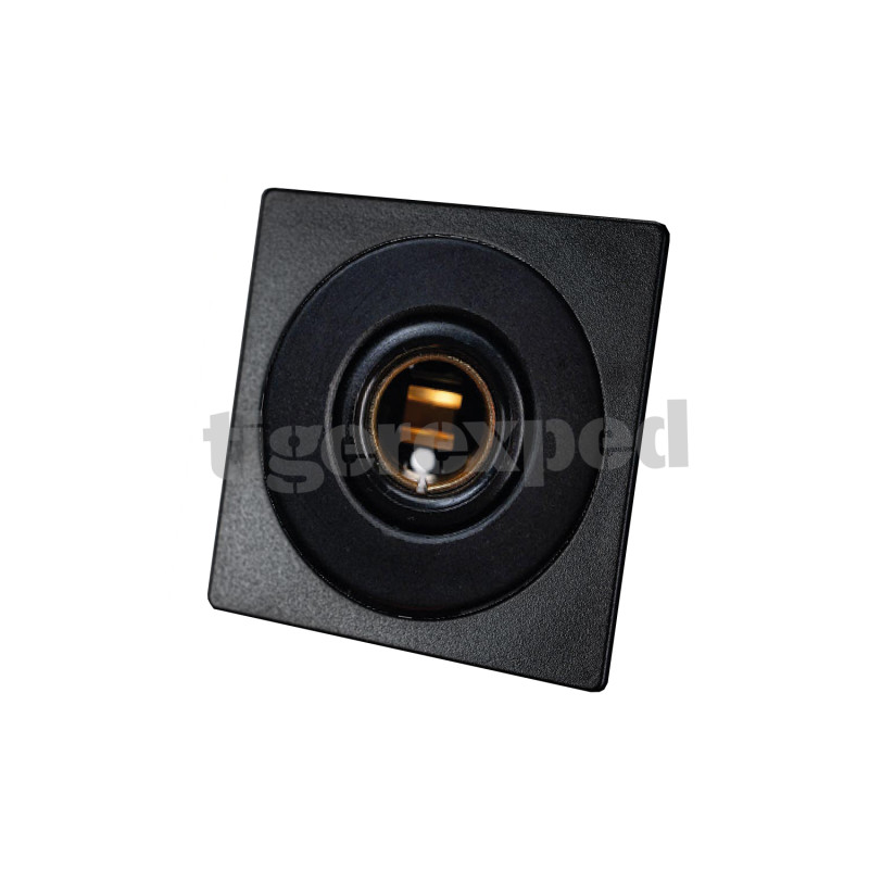 Prise 12V DIN/Merit 15A compatible 12/24V + plaque adaptateur+ plaque centrale