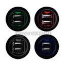 Chargeur double USB-A 12/24V 2 x 2,4 ampères