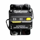 Disjoncteur avec interrupteur de réarmement M6 (1/4") 60A