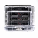 Porte-fusible 6 sorties connexion M4 (12/24V)
