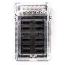 Porte-fusible 12 sorties avec bornier connexion rapide (12/24 V)