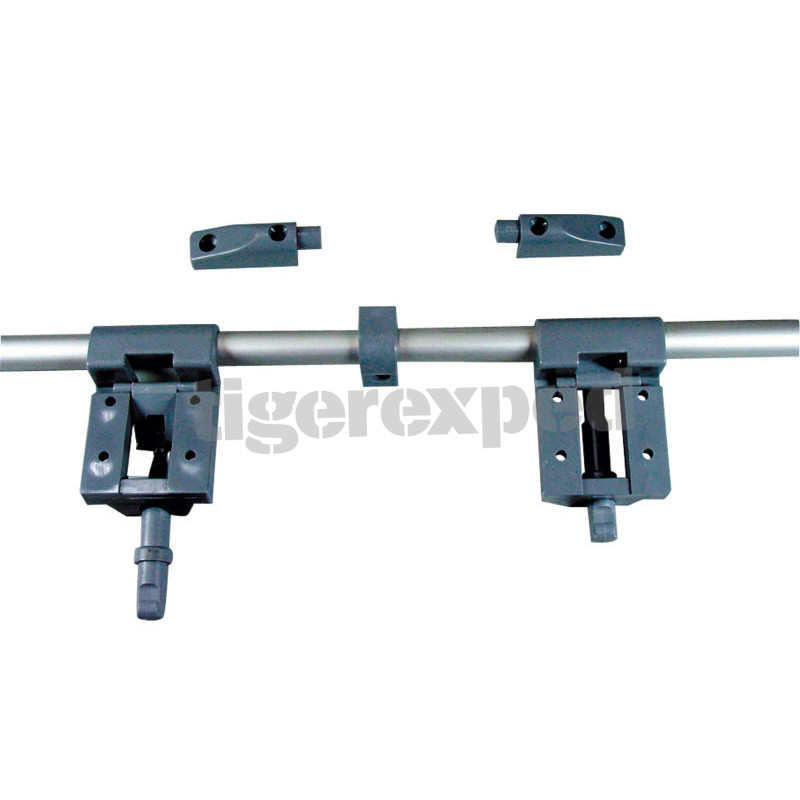 Rail de guidage pour table gris, 1 m de long