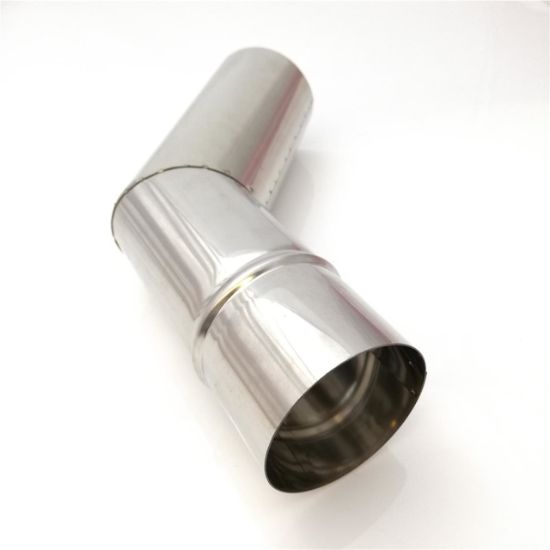 Conduit de fumée de poêle à 45 degrés