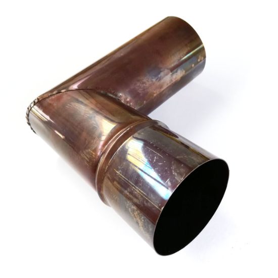 Tuyau d'échappement poêle 90 degrés