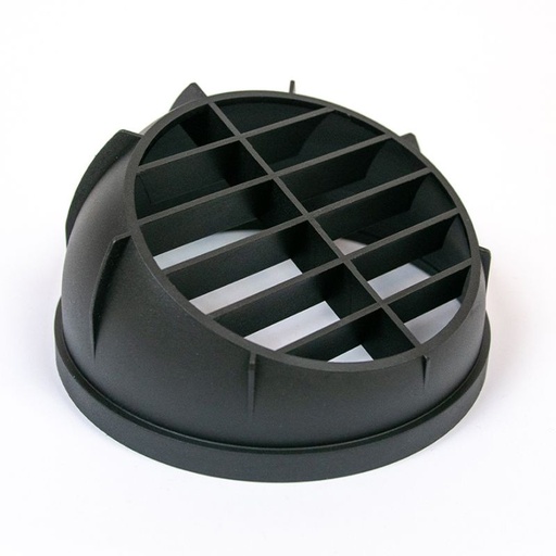 Grille d’air semi-circulaire Ø 90 mm