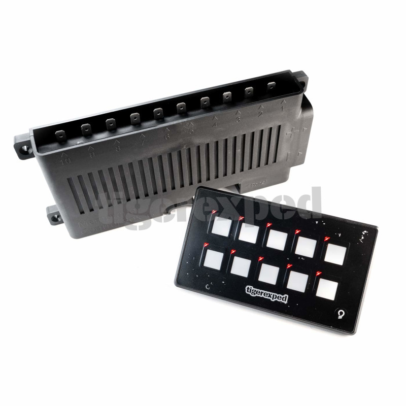 [TEX4251BT] Tableau de commande bateau / camping-car 12V/24V, 10 ports Bluetooth
