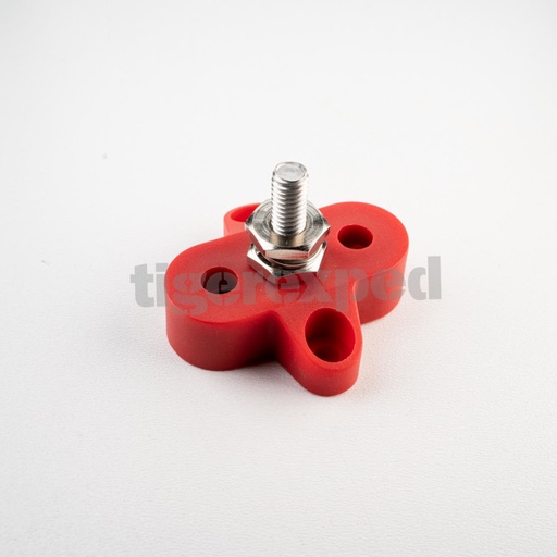[TEX4165] Bloc de distribution simple rouge - M10