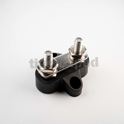 [TEX4166] Bloc de distribution double noir - M6