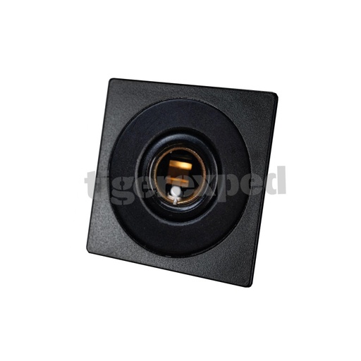 [37399] Prise 12V DIN/Merit 15A compatible 12/24V + plaque adaptateur+ plaque centrale