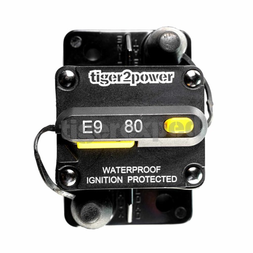 [TEX4005] Disjoncteur avec interrupteur de réarmement M6 (1/4") 80A