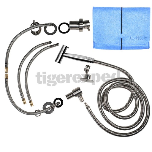 [36560] Douche de camping-car "eau chaude" en acier inoxydable Queensize Camper